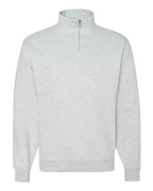 ASH 995MR nublend cadet collar quarter-zip sweatshirt