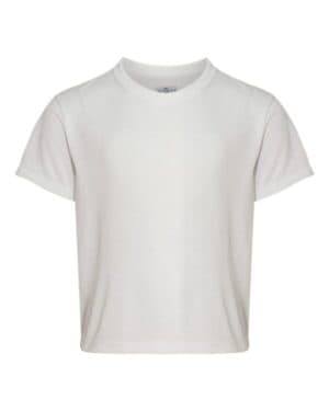 WHITE Jerzees 21BR dri-power sport youth short sleeve t-shirt