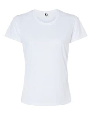 WHITE C2 sport 5600 womens performance t-shirt