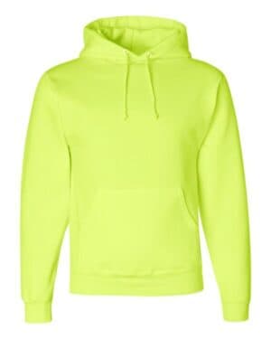 SAFETY GREEN Jerzees 4997MR super sweats nublend hooded sweatshirt