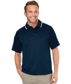 NAVY Charles river 3811CR men's classic solid wicking polo