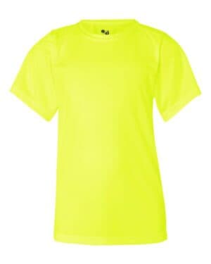 SAFETY YELLOW Badger 2120 youth b-core t-shirt