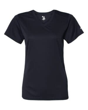 NAVY Badger 4162 womens b-core v-neck t-shirt