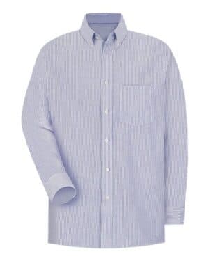 BS-BLUE/ WHITE STRIPE 35 Red kap SR70 executive oxford dress shirt