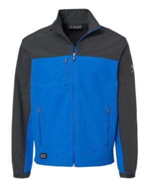 TECH BLUE/ CHARCOAL Dri duck 5350 motion soft shell jacket