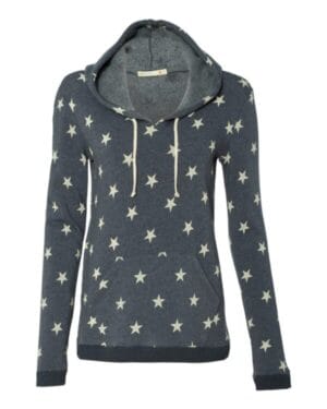 STARS 9596 womens athletics eco-fleece hooded sweatshirt