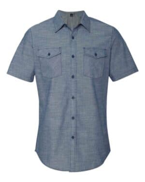 LIGHT DENIM Burnside 9255 chambray short sleeve shirt