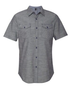 Burnside 9255 chambray short sleeve shirt