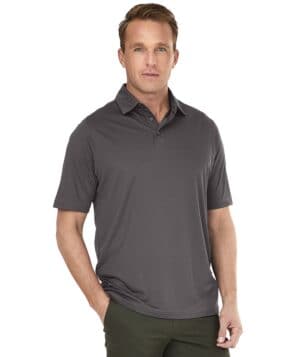 CHARCOAL Charles river 3915CR men's wellesley polo