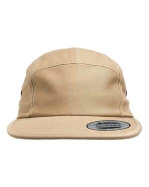KHAKI Yp classics 7005 classic jockey flat bill cap