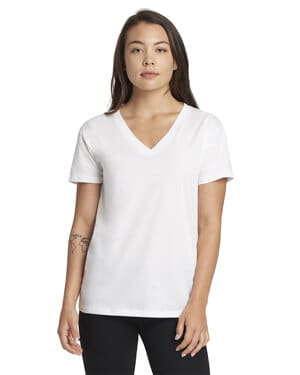 Next level apparel 3940 ladies' relaxed v-neck t-shirt