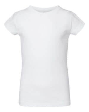 WHITE Rabbit skins 3316 toddler girls fine jersey tee