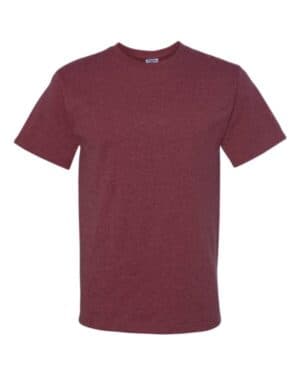 VINTAGE HEATHER MAROON Jerzees 29MR dri-power 50/50 t-shirt