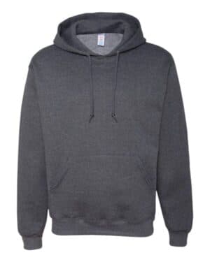 BLACK HEATHER Jerzees 4997MR super sweats nublend hooded sweatshirt
