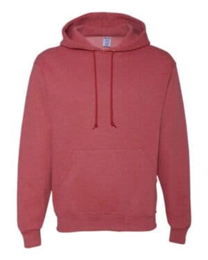 VINTAGE HEATHER RED Jerzees 996MR nublend hooded sweatshirt