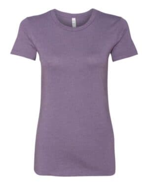 HEATHER PURPLE Bella canvas 6004 women's slim fit tee