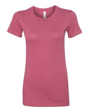 HEATHER RASPBERRY Bella canvas 6004 women's slim fit tee