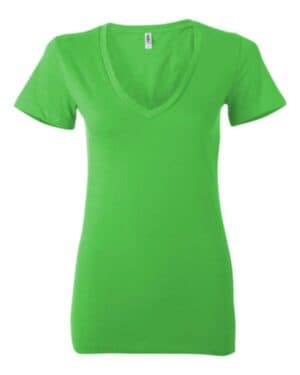 Bella canvas 6035 womens jersey deep v-neck tee