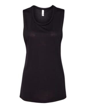 BLACK Bella canvas 8803 women's flowy scoop muscle tank
