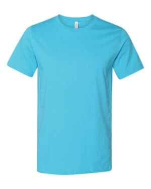 TURQUOISE Bella canvas 3001 jersey tee