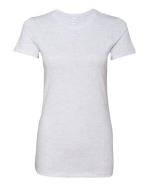 SOLID WHITE BLEND Bella canvas 6004 women's slim fit tee