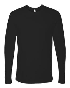 BLACK Next level 3601 cotton long sleeve t-shirt