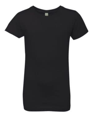 BLACK Next level 3710 girls cotton princess t-shirt