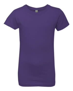 PURPLE RUSH Next level 3710 girls cotton princess t-shirt