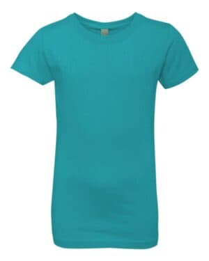 TAHITI BLUE Next level 3710 girls cotton princess t-shirt