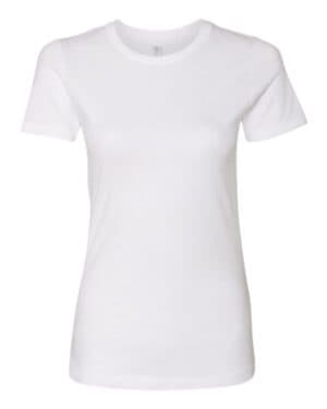 WHITE Next level 3900 womens cotton t-shirt