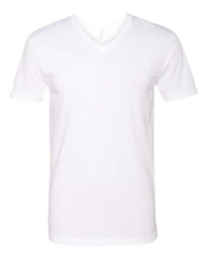 WHITE Next level 6240 cvc v-neck t-shirt