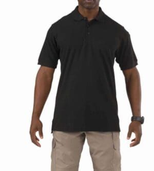 BLACK 41180T 511 tactical utility short sleeve polo