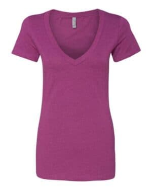 LUSH Next level 6640 womens cvc deep v-neck t-shirt