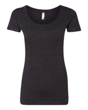 Next level 6730 womens triblend scoop neck t-shirt