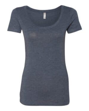 Next level 6730 womens triblend scoop neck t-shirt