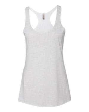 HEATHER WHITE Next level 6733 womens triblend racerback tank