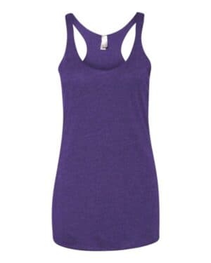 PURPLE RUSH Next level 6733 womens triblend racerback tank