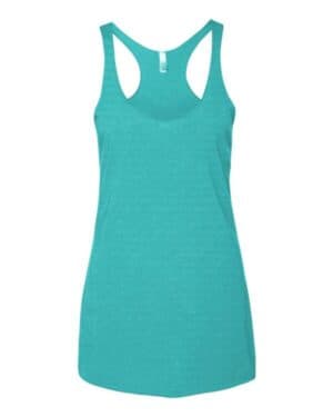 TAHITI BLUE Next level 6733 womens triblend racerback tank