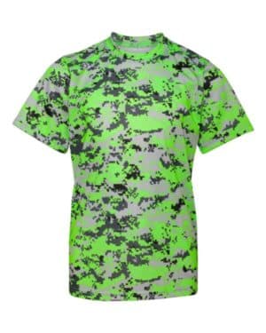 LIME DIGITAL Badger 2180 youth digital camo t-shirt