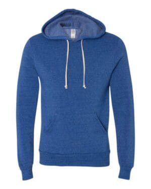 ECO TRUE PACIFIC BLUE Alternative 9595 challenger eco-fleece hooded sweatshirt