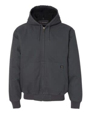 CHARCOAL 5020T cheyenne boulder cloth hooded jacket with tricot quilt lining tall sizes