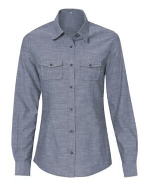 LIGHT DENIM Burnside 5255 women's chambray shirt