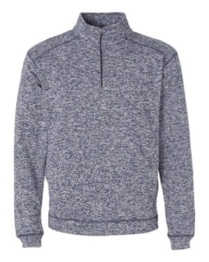 NAVY FLECK J america 8614 cosmic fleece quarter-zip sweatshirt