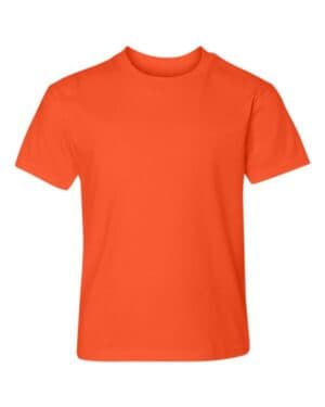 ORANGE Hanes 498Y perfect-t youth t-shirt