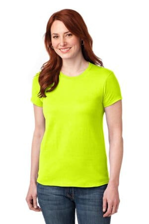 SAFETY GREEN 42000L gildan ladies gildan performance t-shirt