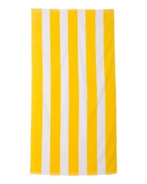 SUNLIGHT Carmel towel company C3060S cabana stripe velour beach towel