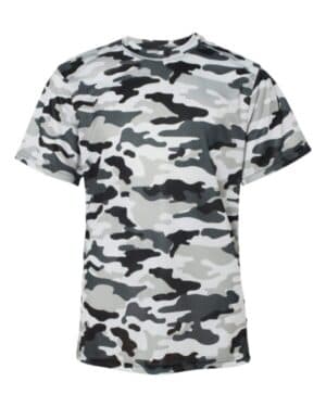 WHITE Badger 2181 youth camo t-shirt