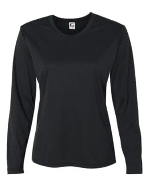 BLACK C2 sport 5604 women's performance long sleeve t-shirt