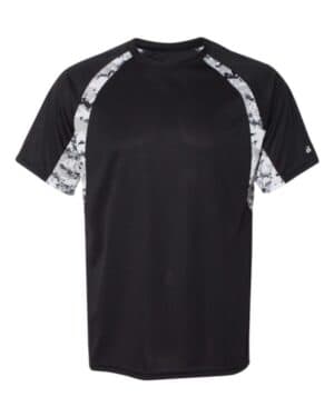 BLACK/ WHITE Badger 4140 hook digital t-shirt