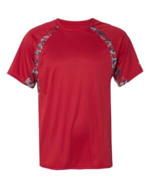 RED/ RED Badger 4140 hook digital t-shirt